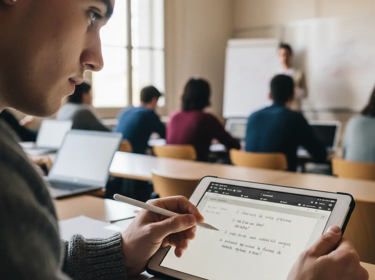 Prendre des notes sur iPad : meilleures applications et techniques pour étudiants